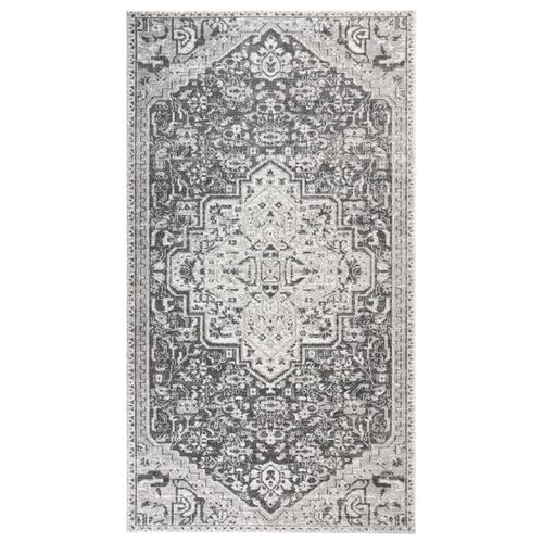 Outdoor-Teppich Flachgewebe | Farbe: Hellgrau | Größe: 115 x 170 cm