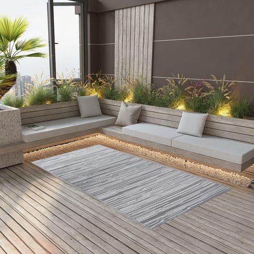 Outdoor-Teppich Arakil Pp Grau | Größe: 190 x 290 cm