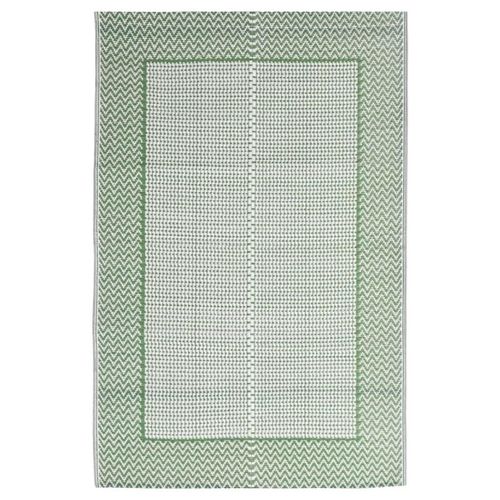 Outdoor-Teppich Arakil Grün Pp Grün Und Weiß | Größe: 120 x 180 cm