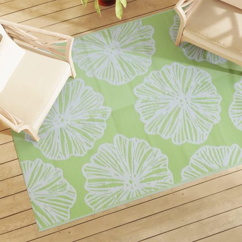 Outdoor-Teppich Arakil Grün Ø160 Cm Pp Hellgrün | Größe: 140 x 200 cm