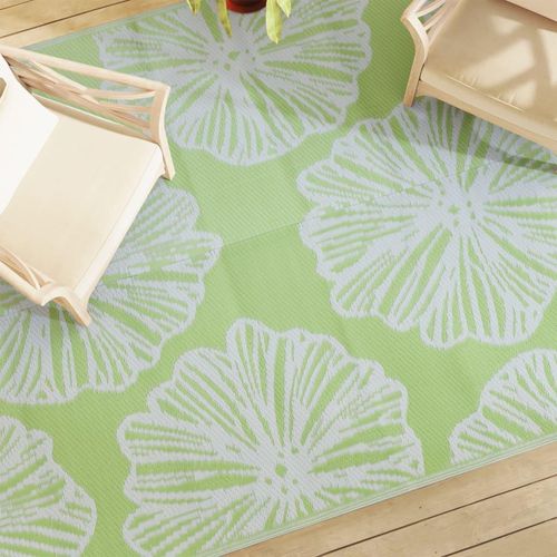 Outdoor-Teppich Arakil Grün Ø160 Cm Pp Hellgrün | Größe: 190 x 290 cm