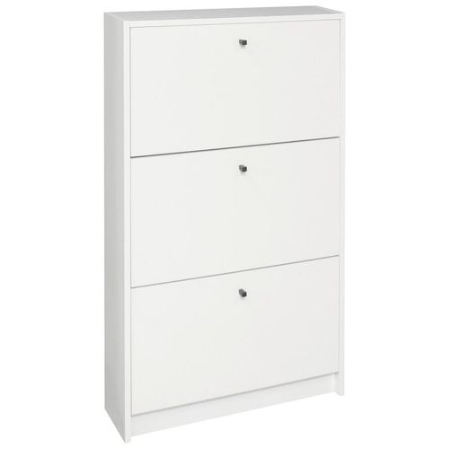 Xora Schuhkipper Flap , Weiß , Metall , 60x104x16 cm , Typenauswahl, stehend , Garderobe, Schuhaufbewahrung, Schuhkipper