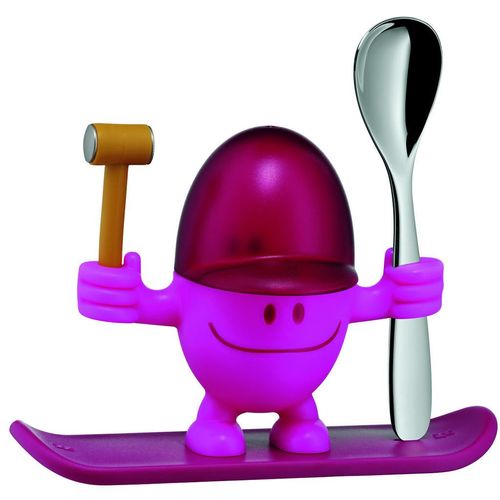 WMF Eierbecher McEgg , Pink , Metall, Kunststoff , 11 cm , Tischkultur & Servieren, Eierbecher