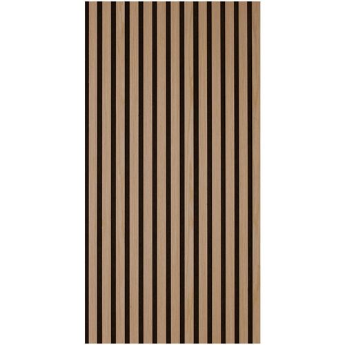 Jangal Akustikpaneel Modular Wall System , Eiche , Holzwerkstoff , furniert , 52x104 cm , FSC , Montage ohne Bohren , Tapeten & Wandverkleidungen,