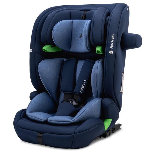 Osann Kinderautositz Flux Isofix ECE R 129 i-SIZE , Blau, Dunkelblau , Textil , Füllung: Polyester , 44x61.5x47 cm , ECE R 129 i-Size ,