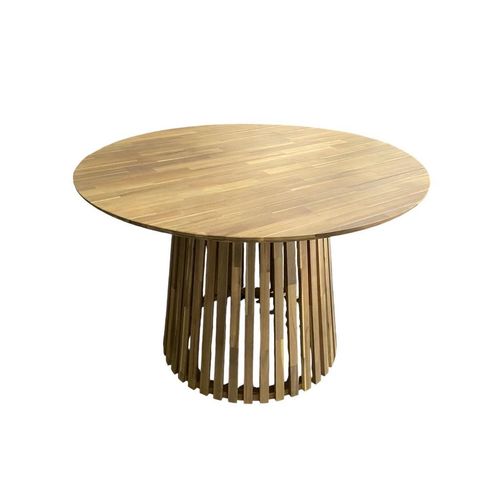 Ambia Garden Gartentisch , Akazie , Holz , Akazie , Schichtholz, teilmassiv , rund , rund , 110x75x110 cm , Gartenmöbel, Gartentische, Gartentische