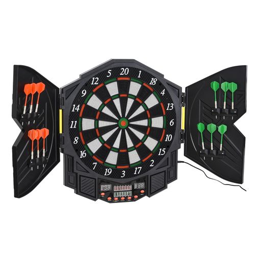 HOMCOM Elektronische Dartscheibe Kunststoff