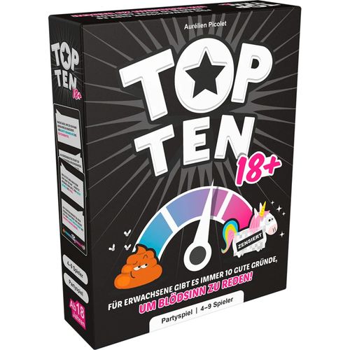 Asmodee Partyspiel Top Ten 18+