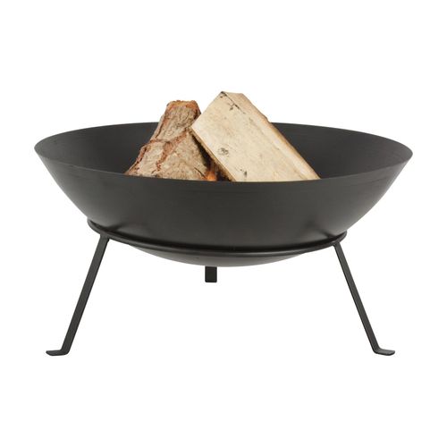 Feuerschale Feuerkorb Grillschale Metall MINNESOTA schwarz