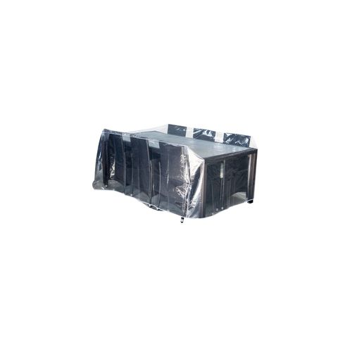 Gartenmöbel Abdeckplane 230 x 130 x 80 cm transparent