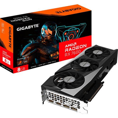 GIGABYTE Grafikkarte Radeon RX 7600 GAMING OC 8G