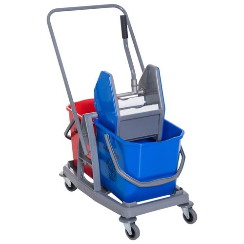 HOMCOM Reinigungswagen Metall, PP