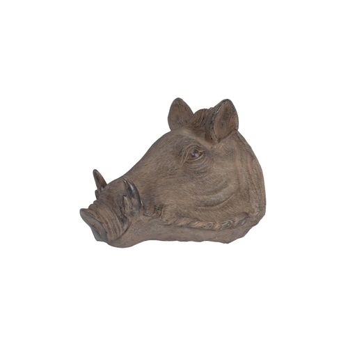 Wildschweinkopf Wanddekoration Antik-Braun Dekoration Polyresin Wildschwein