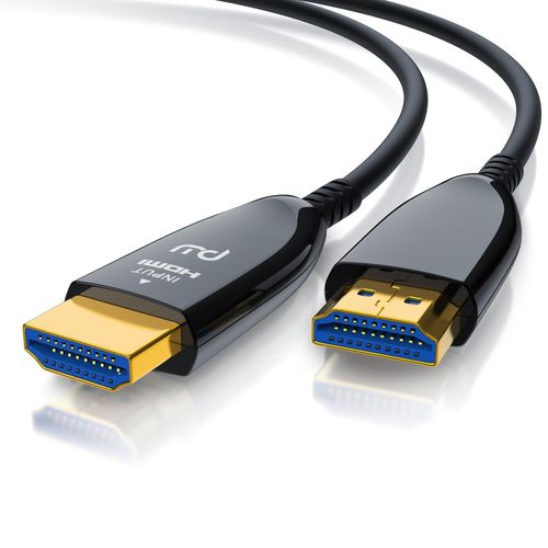 Primewire - HDMI Kabel 2.1 Glasfaser, 8K 120Hz, 4k 240Hz, optisches Kabel, HDR10+ 3D eARC CEC, HDCP 2.3 HDMI Kabel Ultra High Speed, Glasfaserkabel - 25m