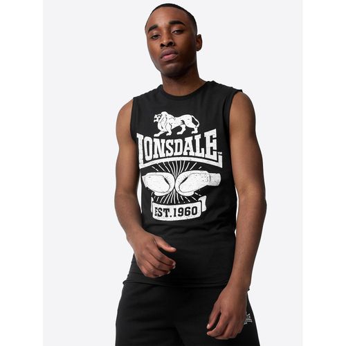 Lonsdale Herren ärmelloses T-Shirt schmale Passform CLEATOR