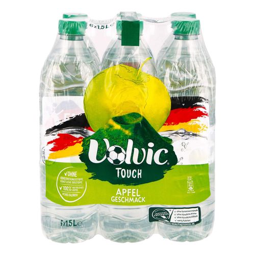 Volvic Touch mit Apfelgeschmack 1,5 Liter, 6er Pack