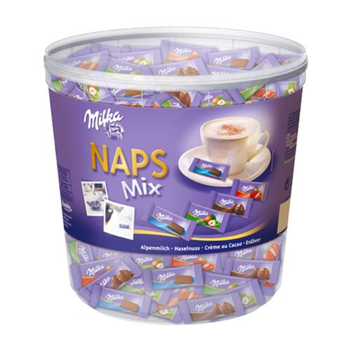 Milka Minischokolade Naps Mix, 1kg