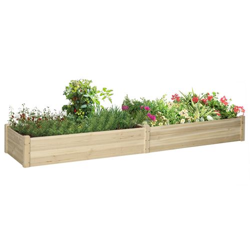 Outsunny Blumenkasten Tannenholz