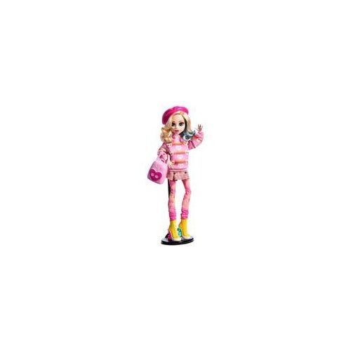 Monster High Wednesday Sammelpuppe - Enid Sinclair in pink mit Accessoires
