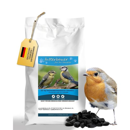 2 x 10 kg Futterbauer Sonnenblumenkerne schwarz Vogelfutter