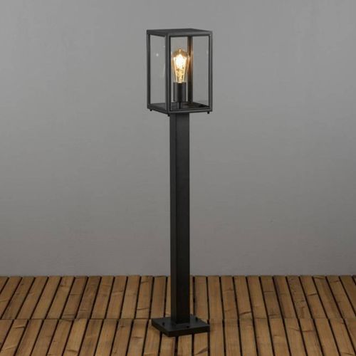 Wegeleuchte Carpi, Laternenform, schwarz