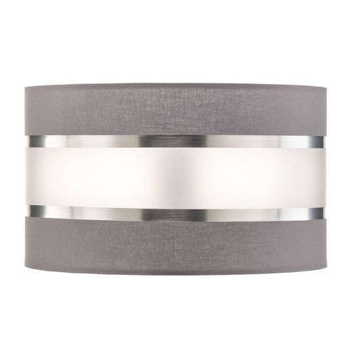 Lampenschirm Helen E27 Ø25/Höhe 15cm grau/silber
