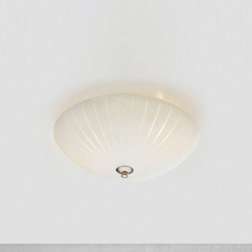Glas-Deckenleuchte Cut, Ø 35 cm