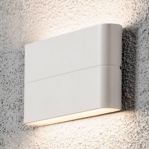 LED-Außenwandlampe Chieri 17 cm weiß
