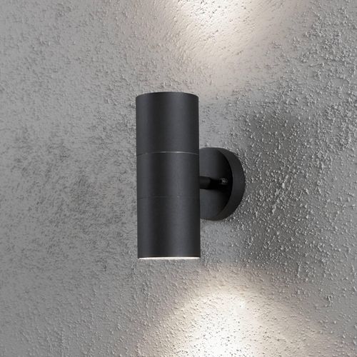 Außenwandleuchte New Modena 2-flg. schwarz