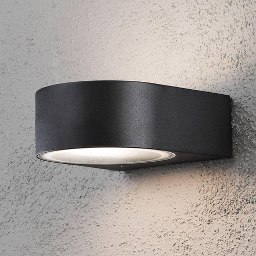 Außenwandleuchte Teramo schwarz