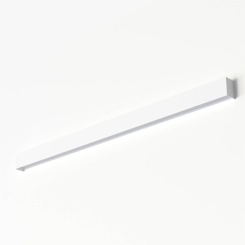 Wandleuchte Straight L, 122 cm, weiß