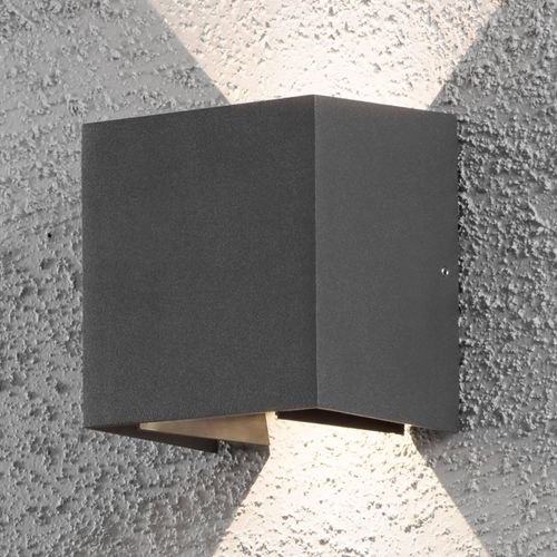 LED-Außenwandleuchte Cremona 13 cm anthrazit