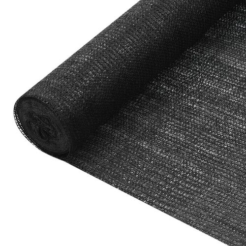 Zaunblende 1X10 M Hdpe 75 G/M² Schwarz | Größe: 1.5 x 25 m (75 g)
