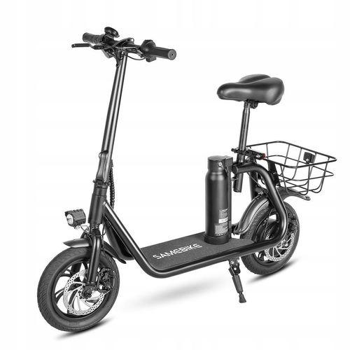 E-Bike Samebike Faltrad Elektrofahrrad Trekkingrad E-Bike E-Stadtfahrrad SM-C01 25KM 36V 12' Schwarz