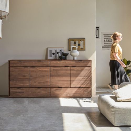 Sideboard Senson aus massivem Nussbaumholz 200