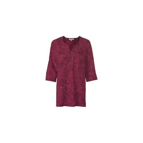 Viskose-Bluse, Muster fuchsia, 42