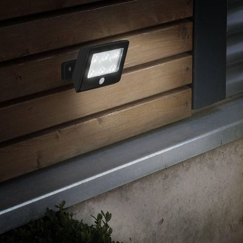 LED-Außenstrahler Kollig mit Sensor, IP54, schwarz