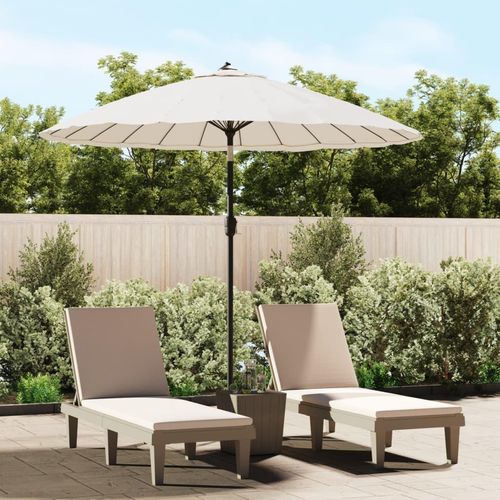 Sonnenschirm Mit Aluminium-Mast 270 Cm | Farbe: Sand-Weiß