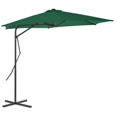Sonnenschirm Mit Stahl-Mast 300X230 Cm Bordeaux | Farbe: Hellgrün
