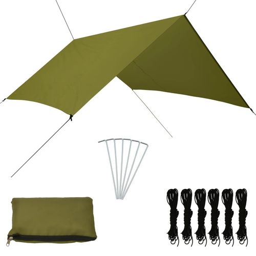 Outdoor-Tarp 3X2,85 M | Farbe: Grün | Größe: 3 x 2.85 m