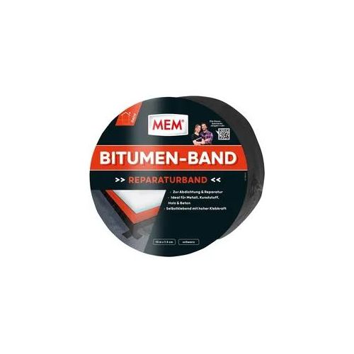 MEM Bitumenband | Selbstklebendes Dichtungsband zur Abdichtung von vielen Materialien | 10 m