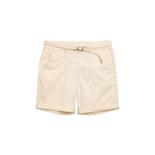TOM TAILOR Damen Chino Bermuda Shorts mit Gürtel, braun, Uni, Gr. 44