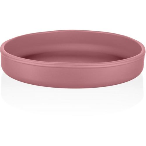 Zopa Silicone Plate plate 6 m+ Old Pink 1 pc