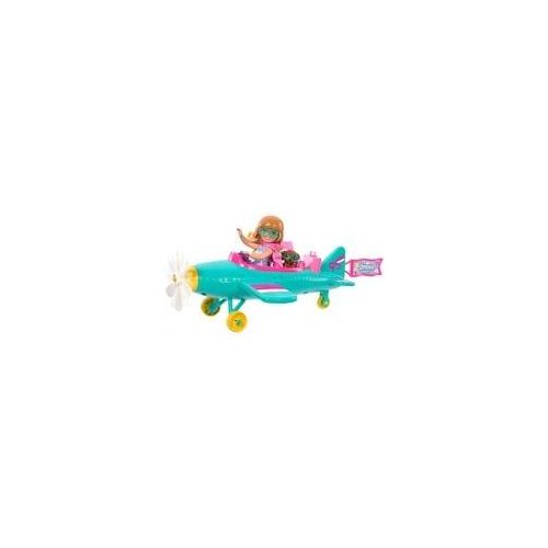 Barbie Chelsea Flugzeug Puppe und Spielset 7 Zubehörteile