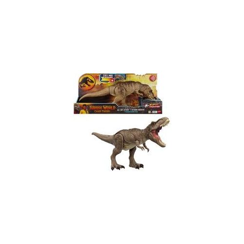 Jurassic World All-Out Attack Tyrannosaurus Rex Dinosaurier Actionfigur, Spielfigur