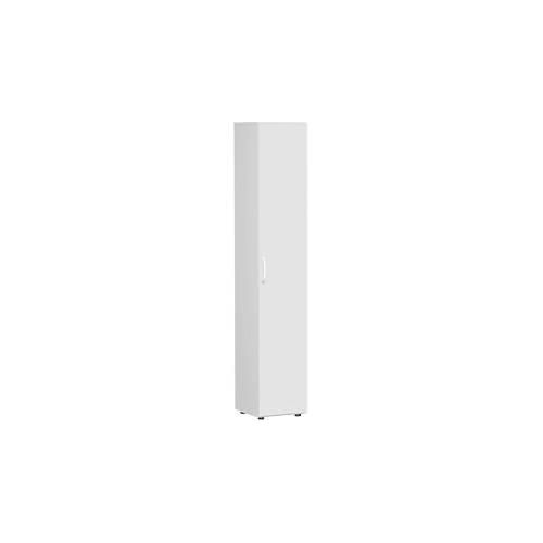 Aktenschrank PALENQUE, 6 OH, B 400 x T 420 x H 2160 mm, lichtgrau