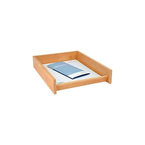 Wedo Briefablage Bambus, DIN A4, stapelbar