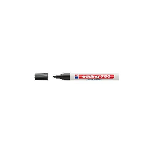 EDDING Lackmarker 750, 2-4 mm, schwarz, 10 Stück