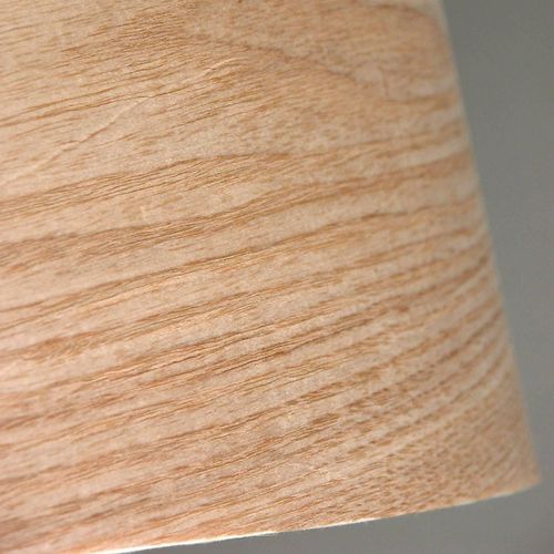 Stehleuchte Totem LS aus Metall, Echtholz furniert
