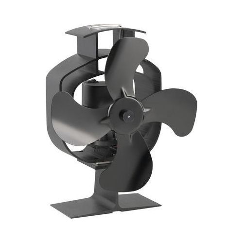 Kaminofen-Ventilator Lienbacher Oszilo 21.00.383.2 wärmebetrieben schwarz